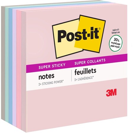 Post-It Notes, Sprstkyrcycld 3X3 Pk MMM6546SSNRP